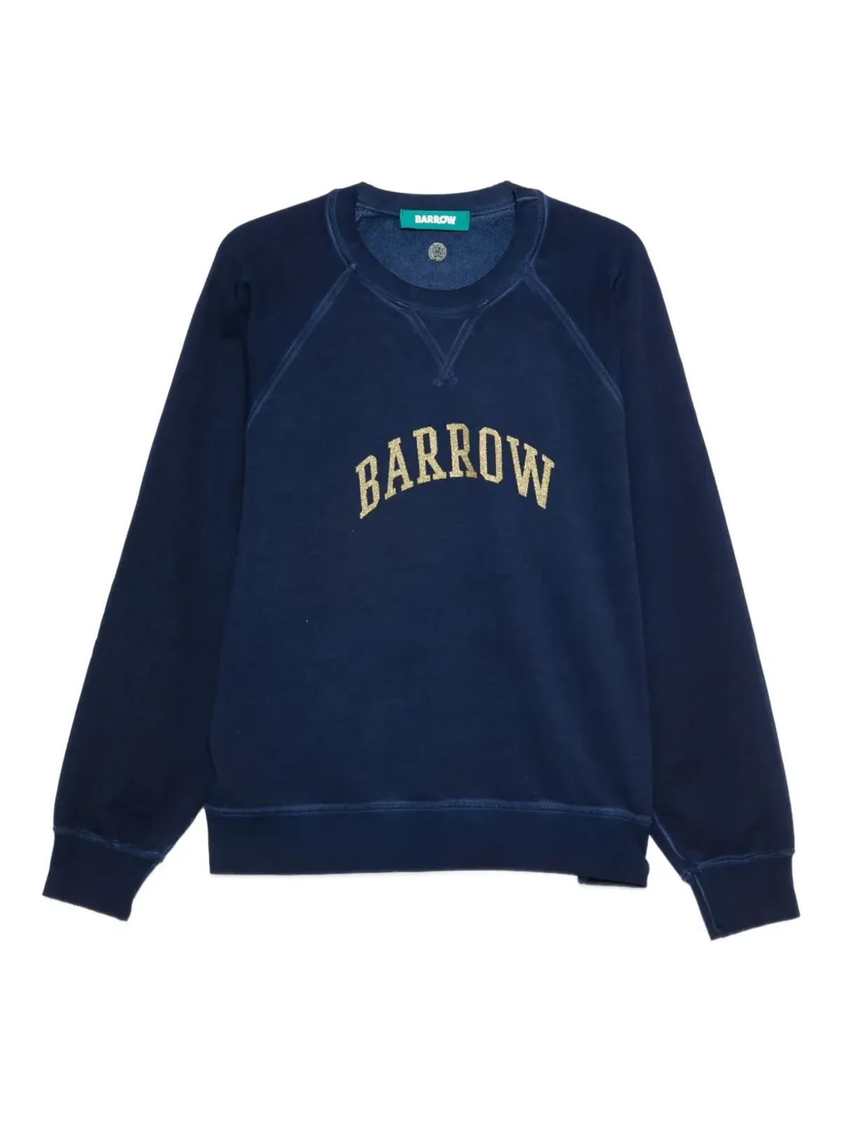 BARROW ロゴプリント クルーネック スウェットシャツ - ブルー - 画像1