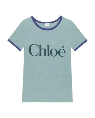 Chloé ロゴプリント丸首Tシャツ - サムネイル1