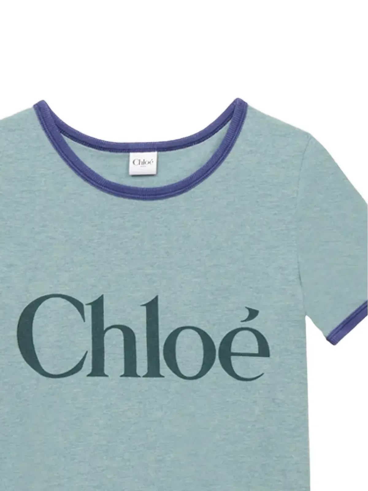 Chloé ロゴプリント丸首Tシャツ - 画像2