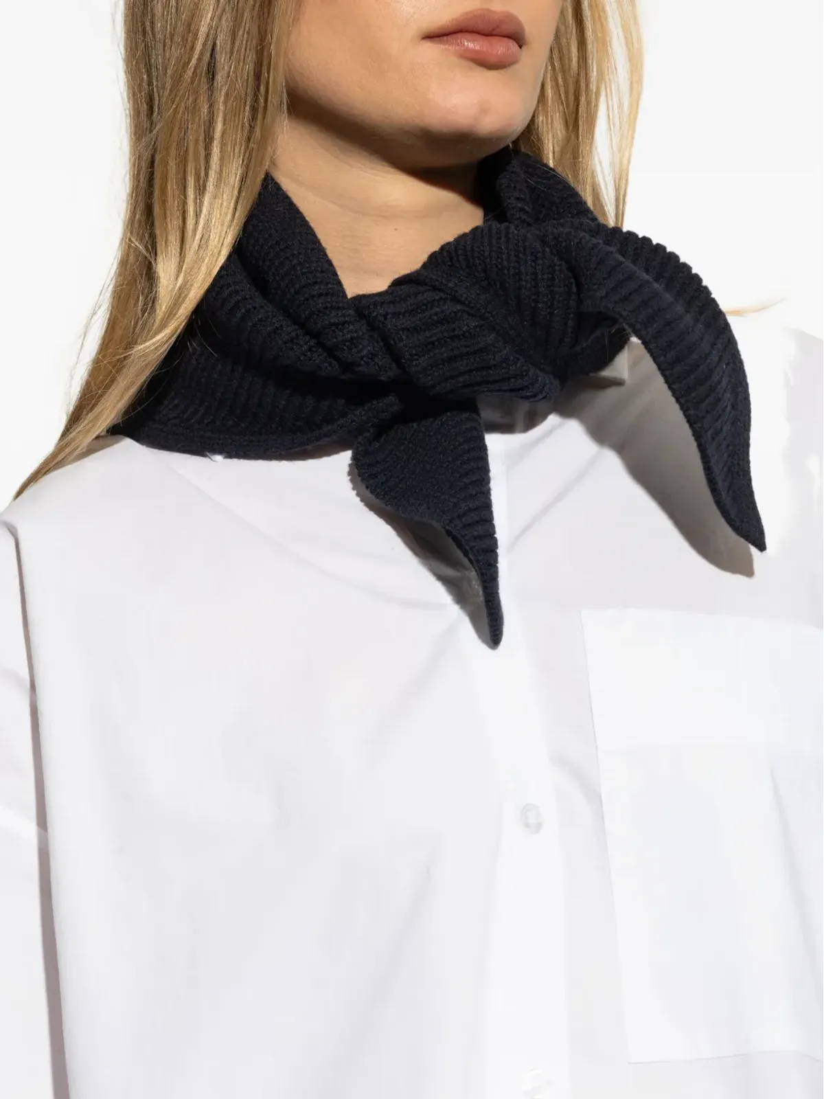 Studio Nicholson Pythagoras scarf - Blue - 画像4