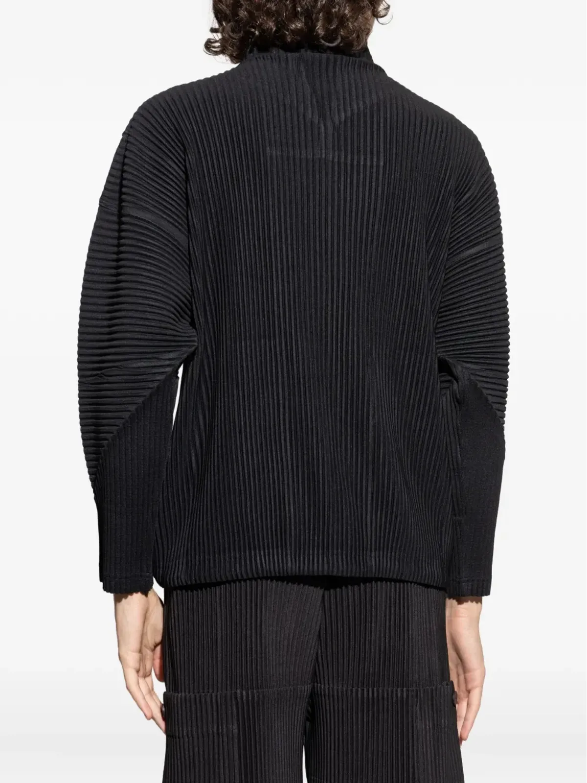 Homme Plissé Issey Miyake プリーツ入りジップファスナー付きジャケット - 画像4