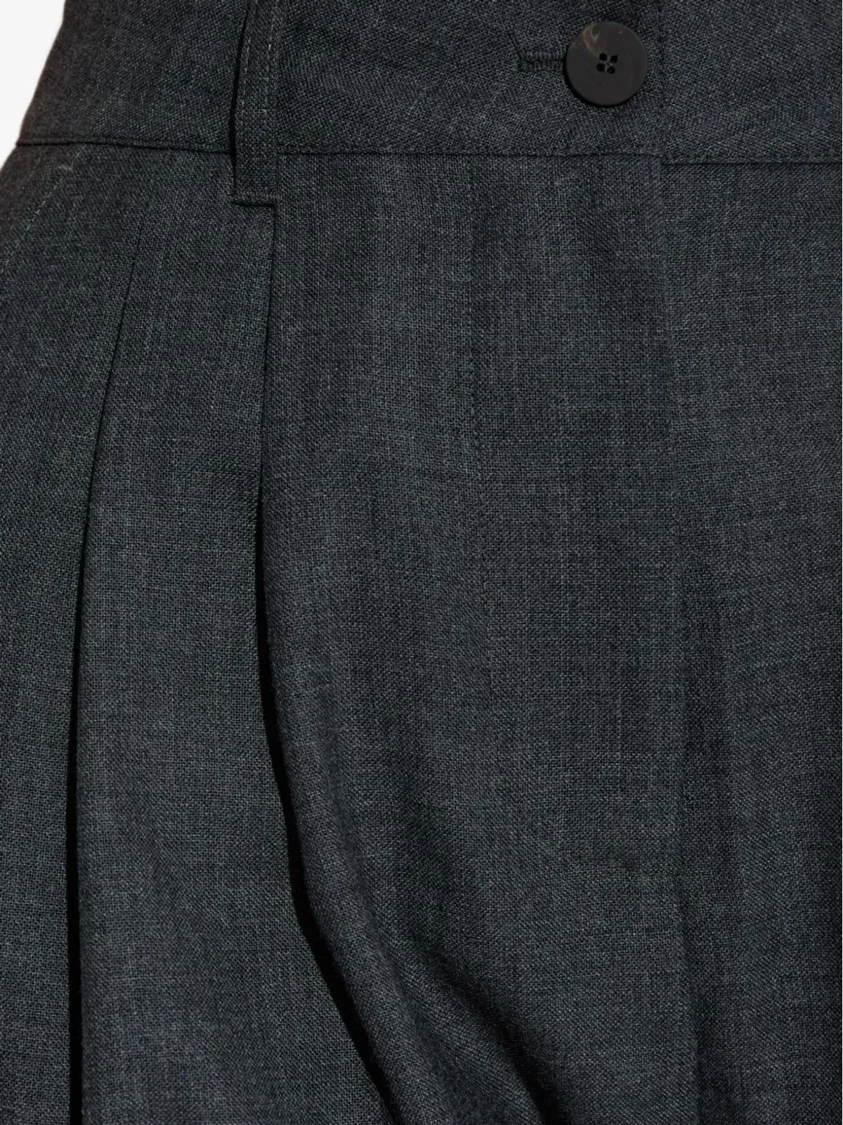Studio Nicholson プリーツ入り テーパード ウールパンツ - 画像5