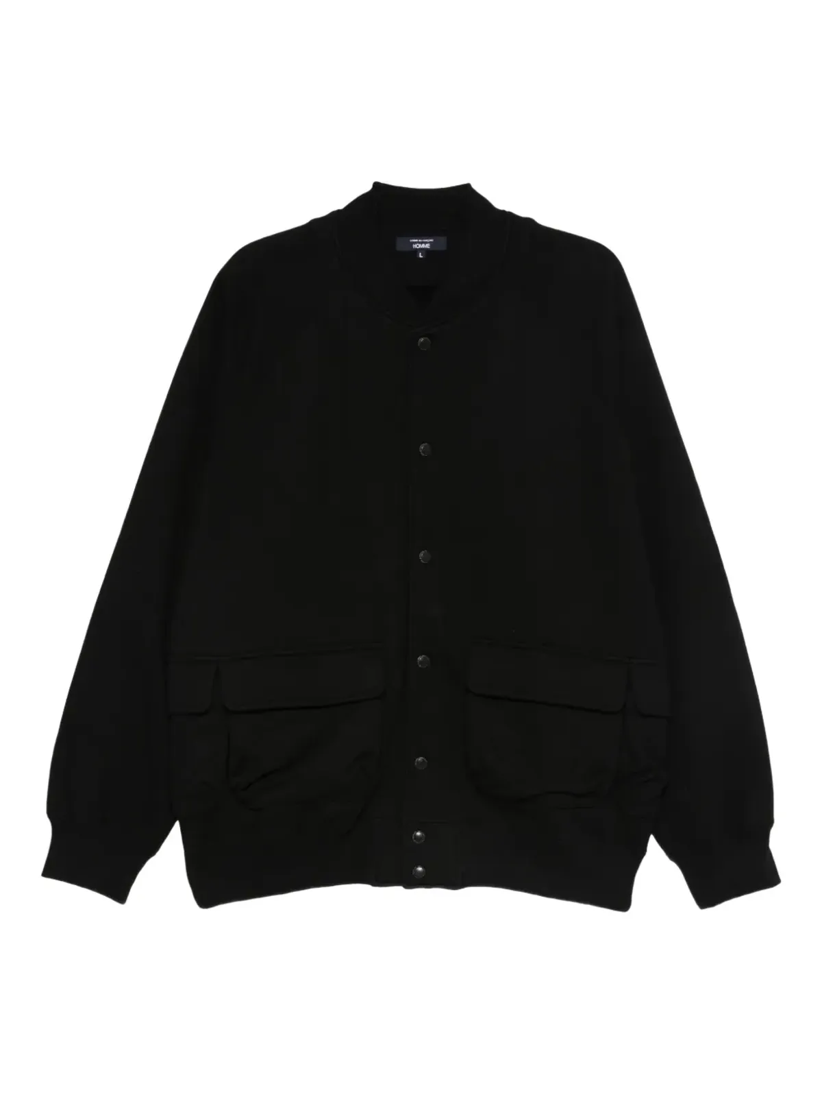 Comme des Garçons Homme ボタン留めポケットジャケット - ブラック - 画像1
