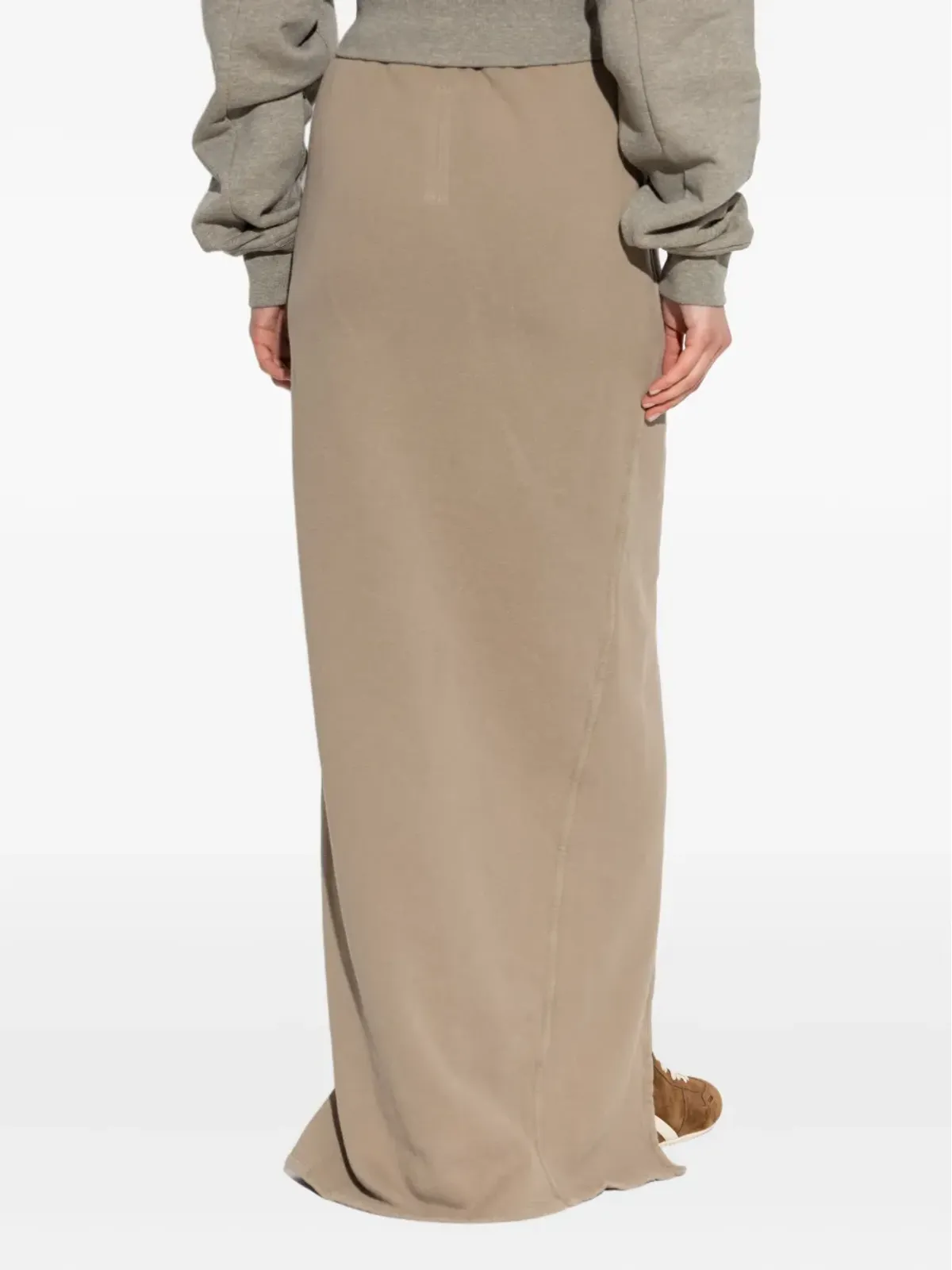 Rick Owens DRKSHDW ドローコードウエスト コットン スカート - 画像4