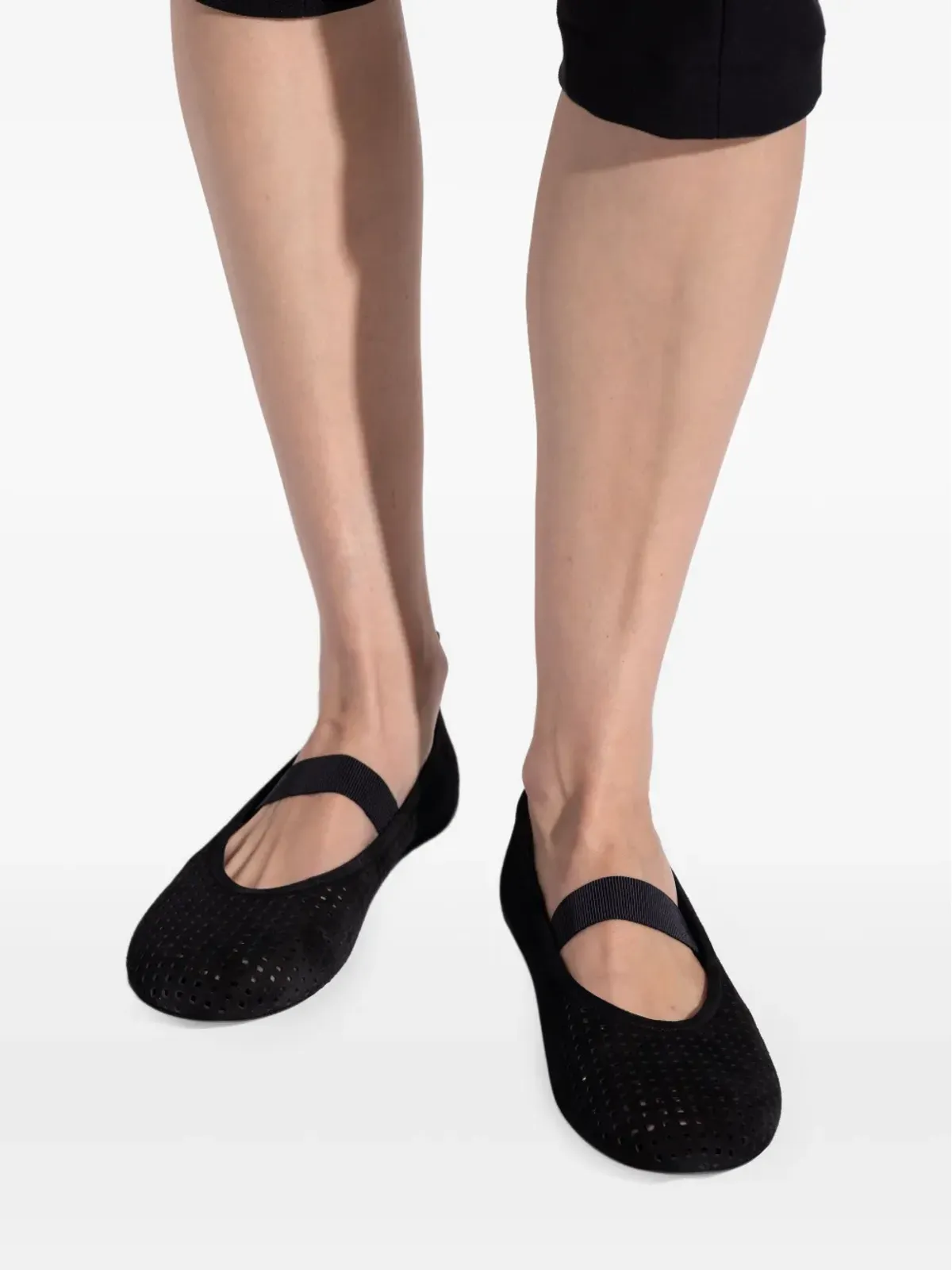 NEOUS Homam perforated ballet flats - Black - 画像5