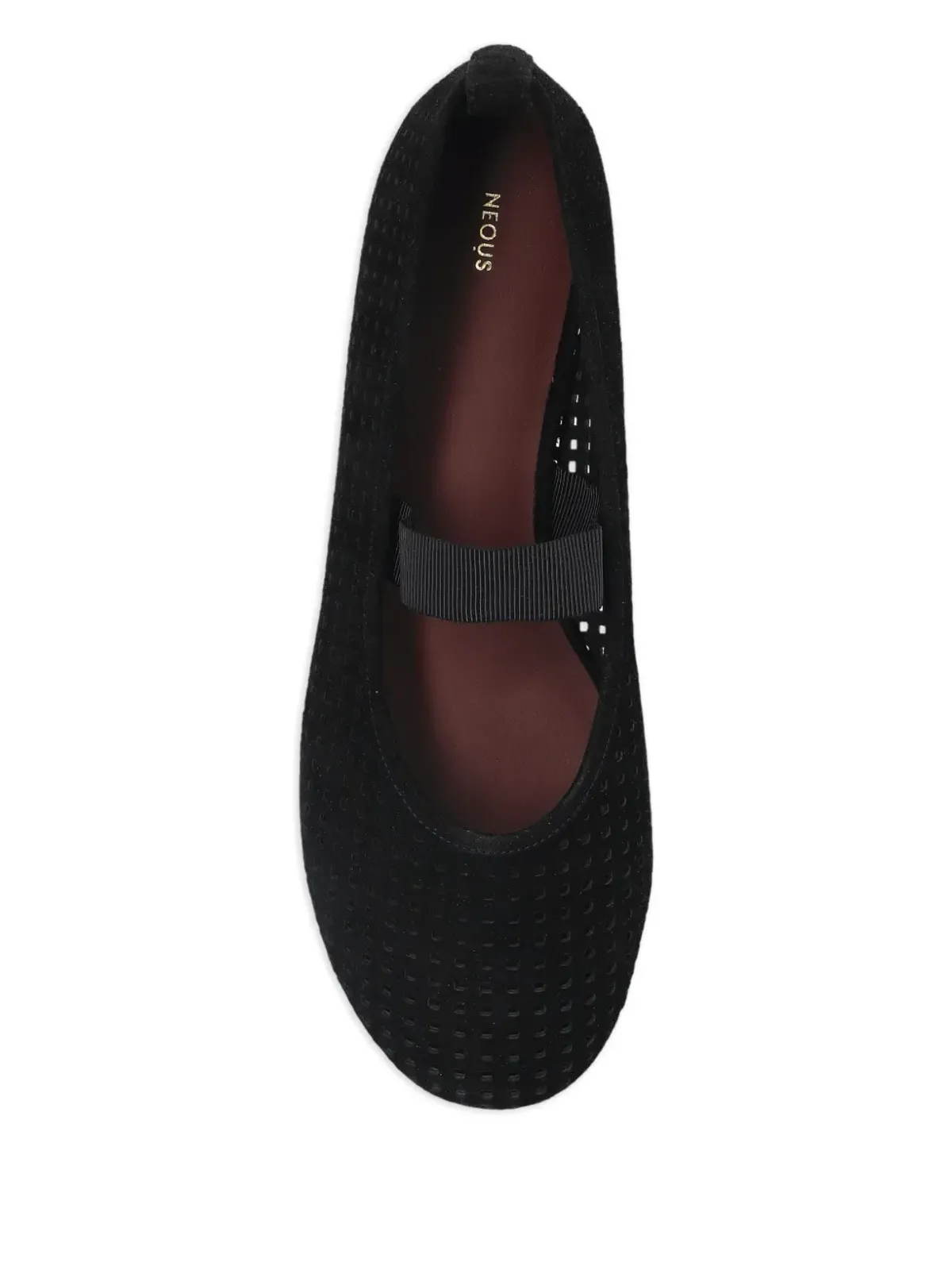 NEOUS Homam perforated ballet flats - Black - 画像3