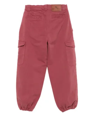 ETRO KIDS 刺繍入りカーゴパンツ - サムネイル2