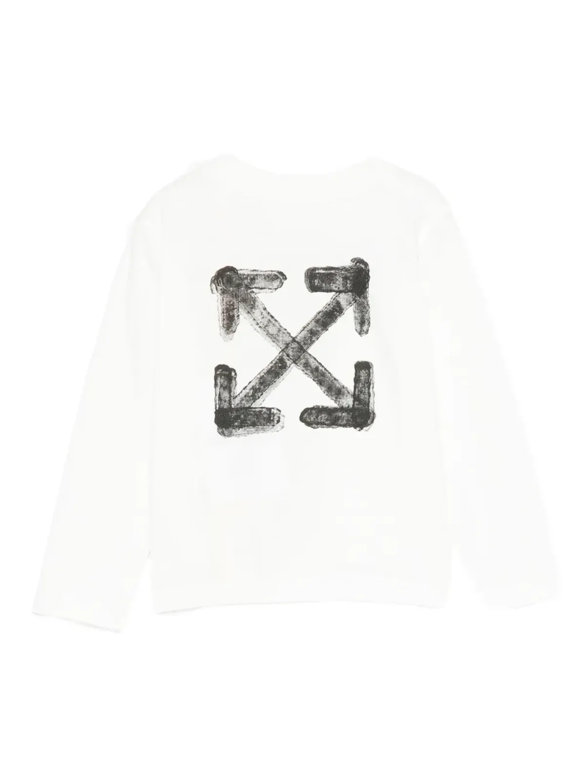 Off-White Kids logo-print long-sleeve T-shirt - 画像2