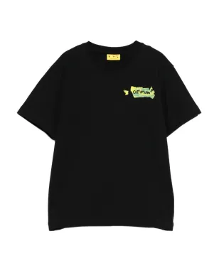 Off-White Kids ペイントスプラッターアローTシャツ - サムネイル1