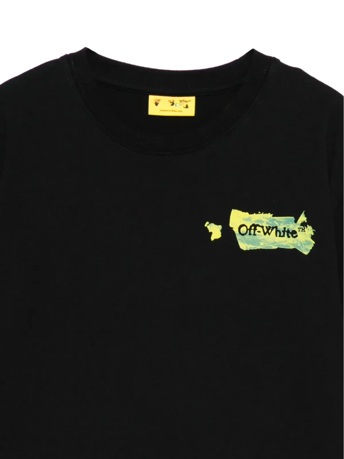 Off-White Kids ペイントスプラッターアローTシャツ - 画像3