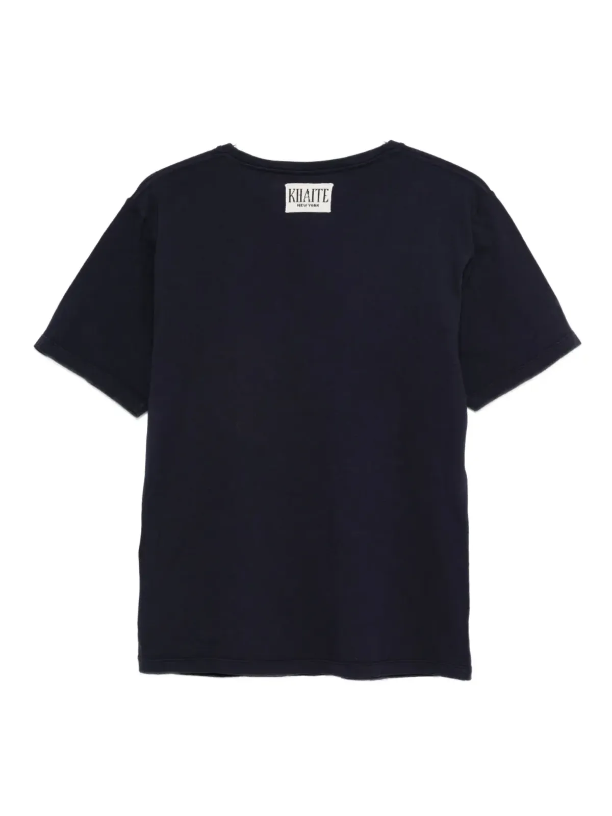 KHAITE ラウンドネック コットンTシャツ - ネイビー - 画像2