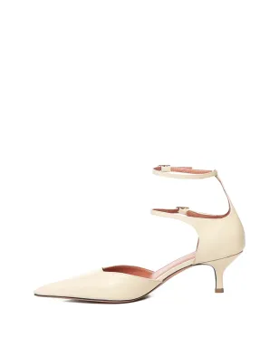 Giuliano Galiano デミ ダブルストラップ ポインテッドパンプス - Neutrals - サムネイル3
