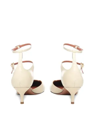 Giuliano Galiano デミ ダブルストラップ ポインテッドパンプス - Neutrals - サムネイル4