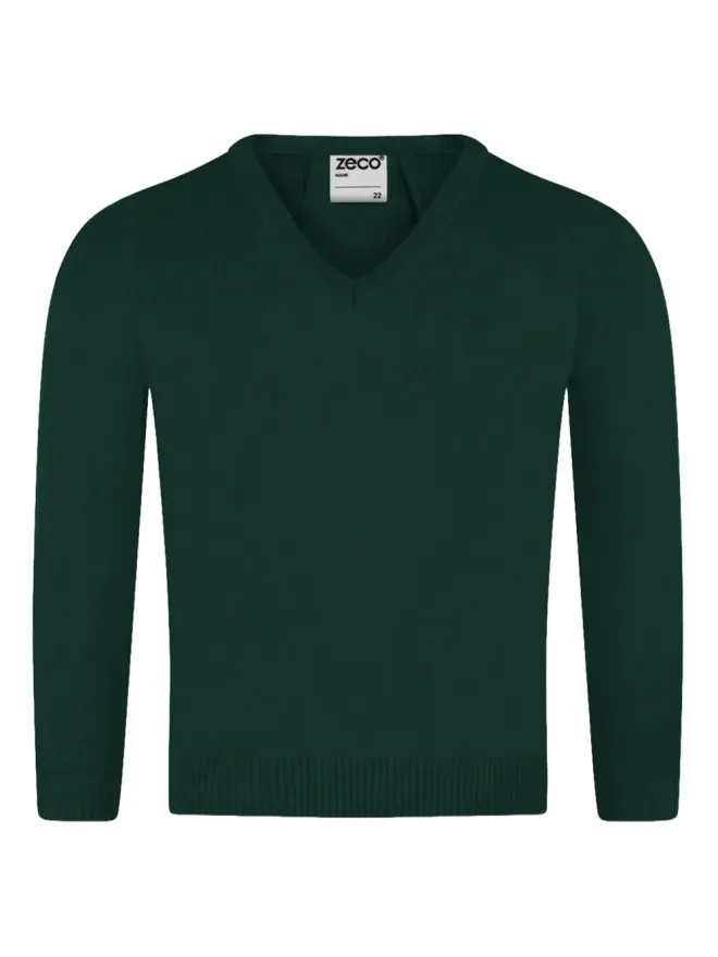 Zeco Schoolwear kids Zeco Schoolwear kids Vネック長袖セーターの商品画像