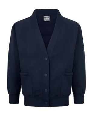 Zeco Schoolwear kids ボタン留めポケット付きカーディガン - サムネイル1