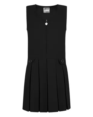 Zeco Schoolwear kids ピナフォアプリーツジップフロントドレス - サムネイル1