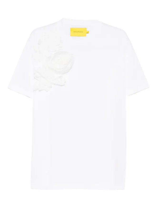Marques ' Almeida Marques'Almeida 花モチーフアップリケTシャツの商品画像