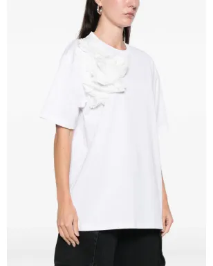 Marques'Almeida 花モチーフアップリケTシャツ - サムネイル3