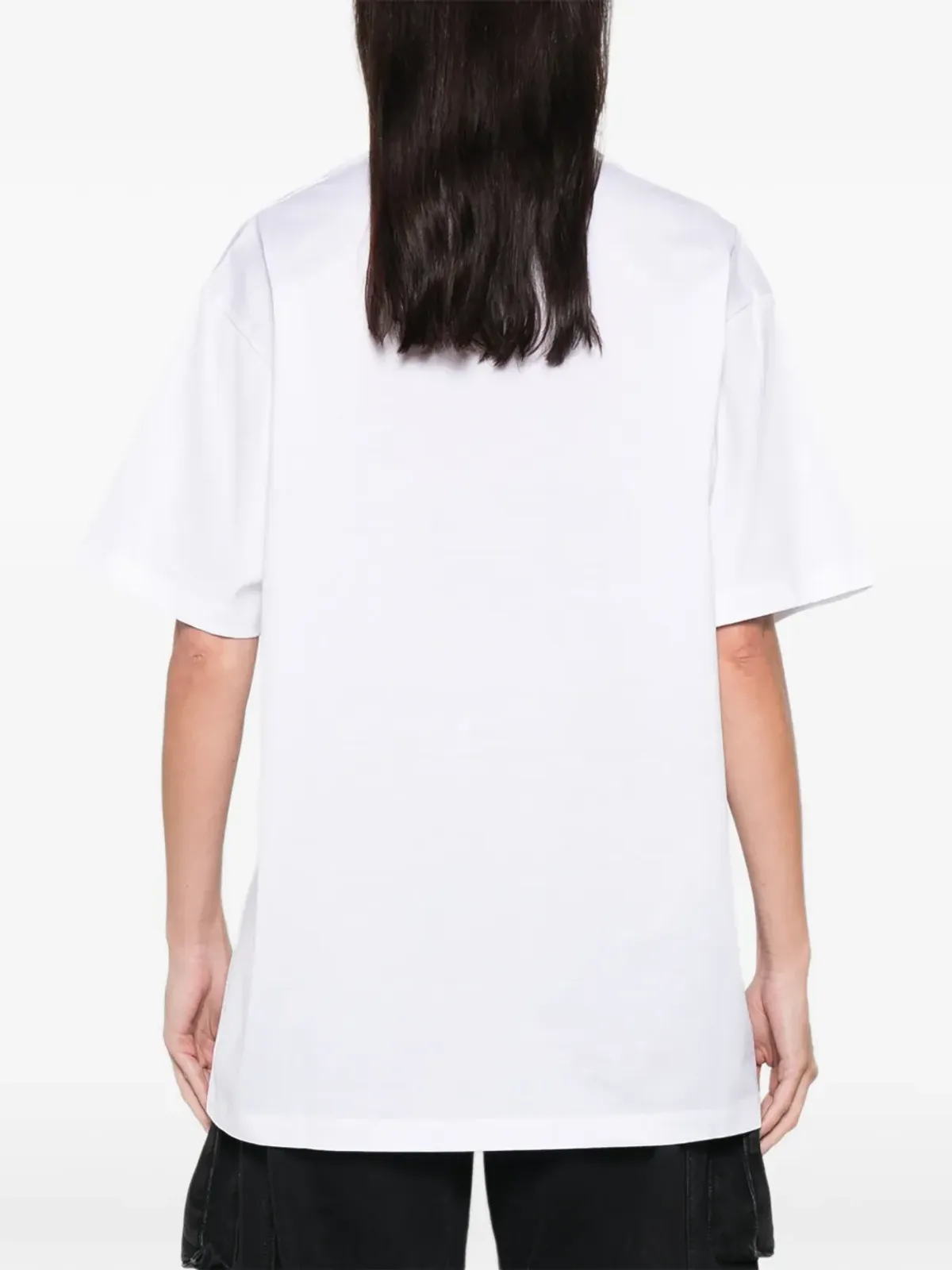 Marques'Almeida 花モチーフアップリケTシャツ - 画像4