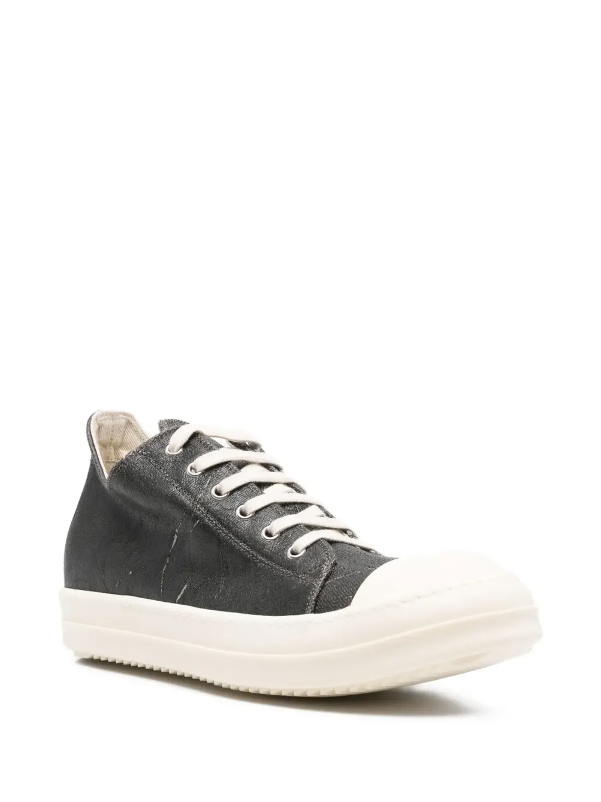 Rick Owens DRKSHDW レースアッププリントスニーカー - 画像2