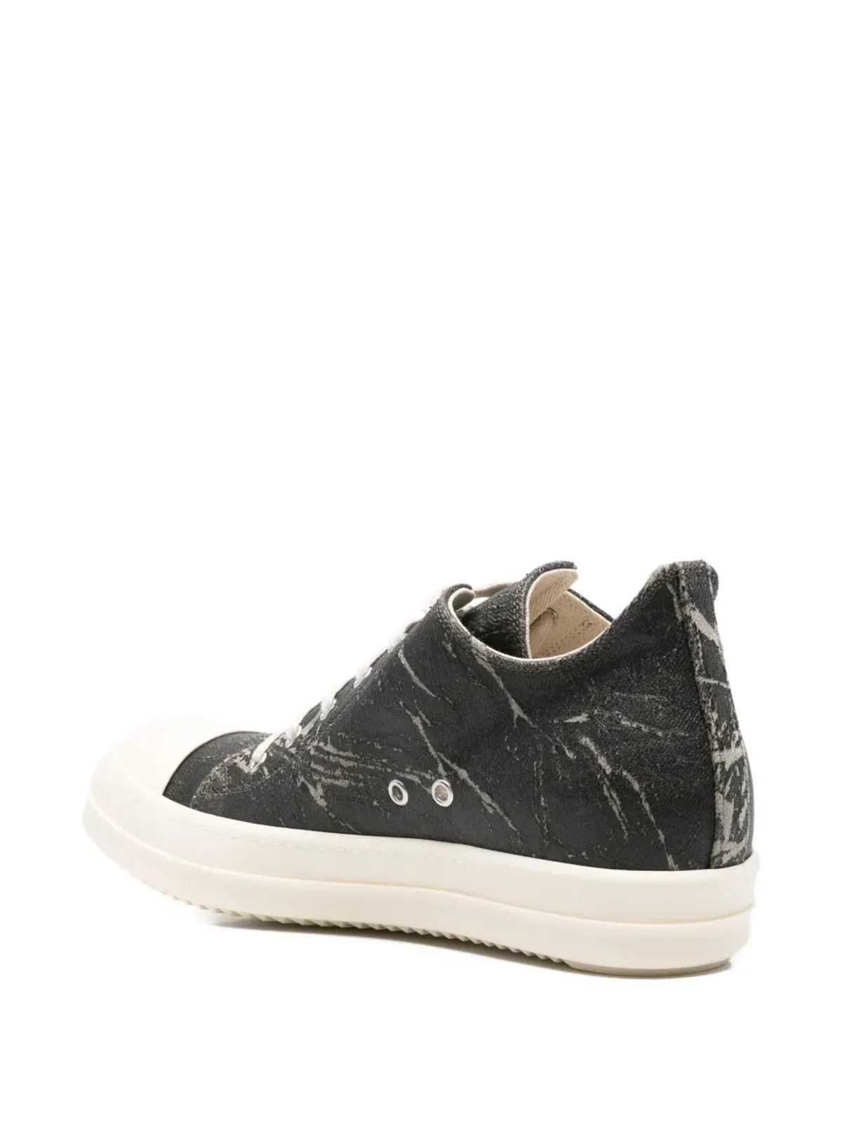 Rick Owens DRKSHDW レースアッププリントスニーカー - 画像3