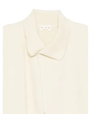 Ma'ry'ya クラシックカラー カーディコート - Neutrals - サムネイル3
