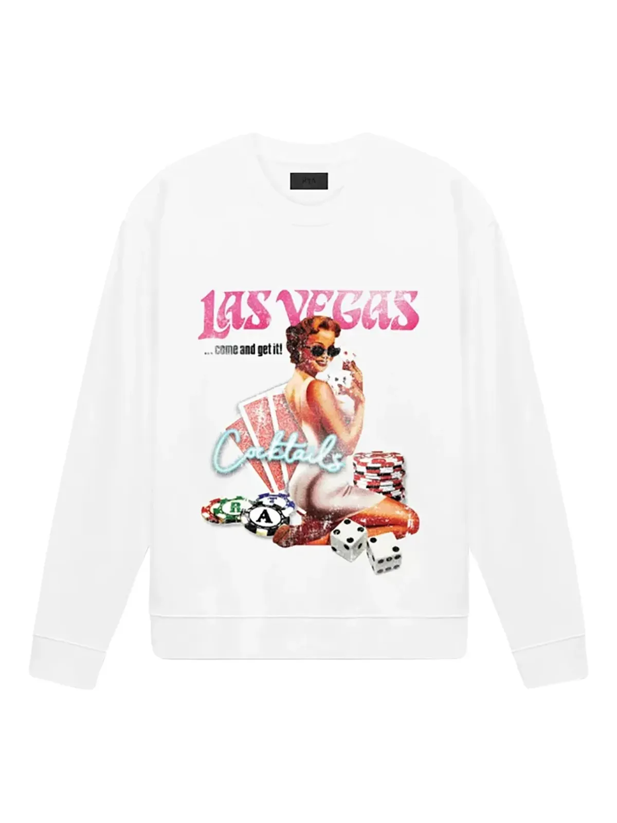 RTA Las Vegas Cocktails sweatshirt - White - 画像1