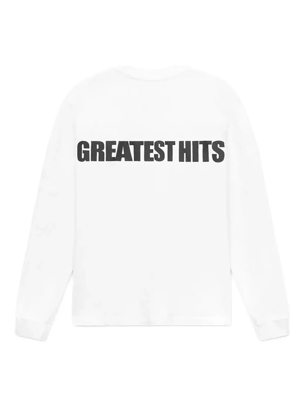 RTA Greatest Hitsプリント ロングスリーブ Tシャツ - ホワイト - 画像2