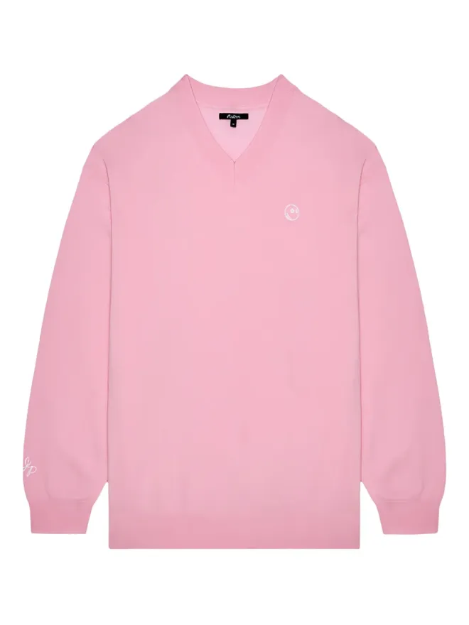Malbon Golf Malbon Golf × Jesper Parnevik Vネックセーター - ピンクの商品画像