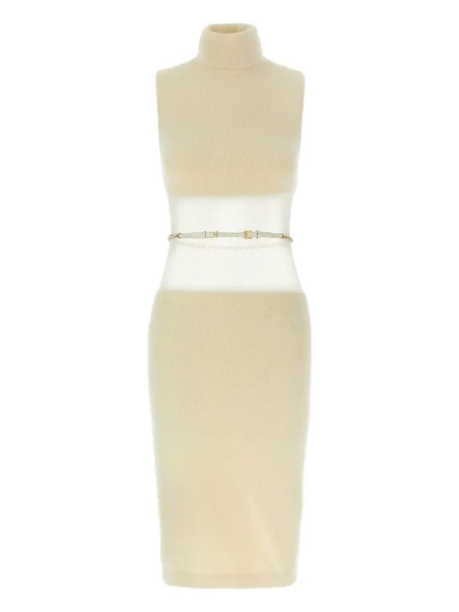 Elisabetta Franchi Elisabetta Franchi タートルネック ミディドレスの商品画像