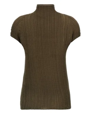 Issey Miyake プリーツハイネックTシャツ - サムネイル2