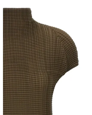 Issey Miyake プリーツハイネックTシャツ - サムネイル3