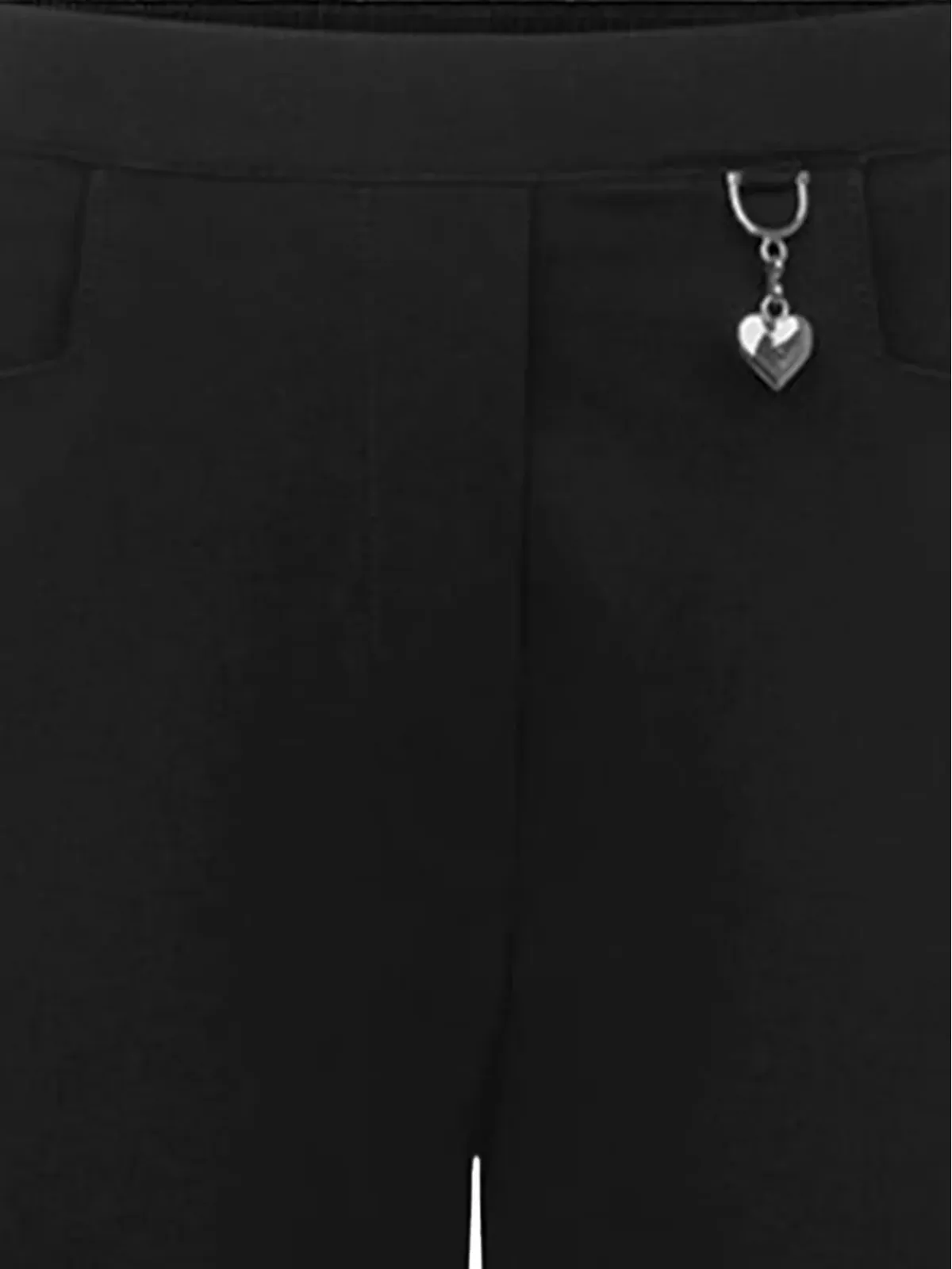 Zeco Schoolwear kids ハートディテール トラウザーズ - 画像3