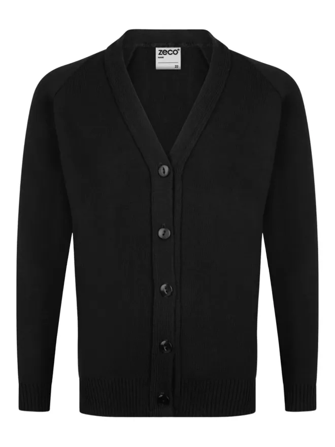 Zeco Schoolwear kids Zeco Schoolwear kids Vネックカーディガン - ブラックの商品画像