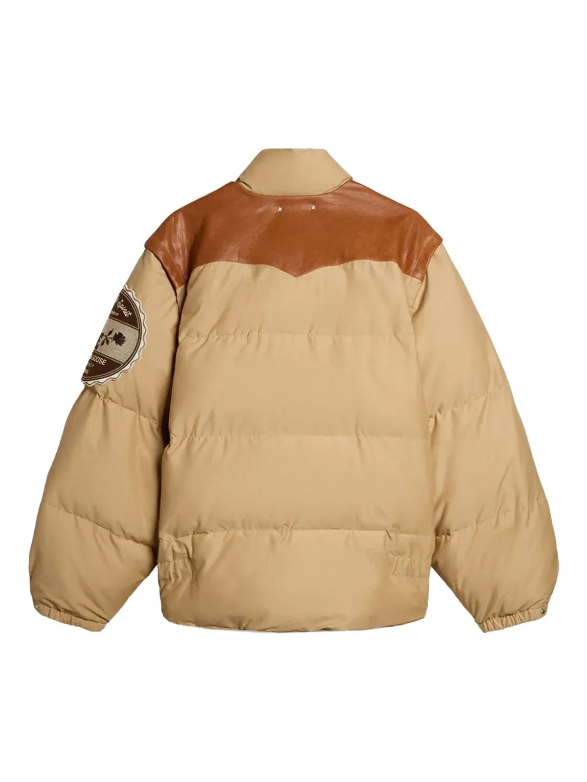 Golden Goose ロゴパッチ付きダウンジャケット - 画像2