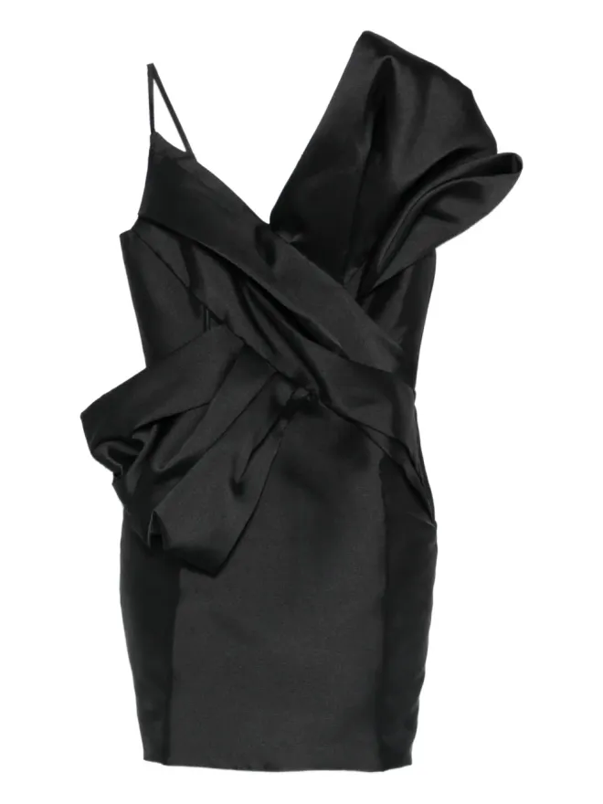 Marques ' Almeida Marques'Almeida ボウタイ付きVネック ミニドレスの商品画像