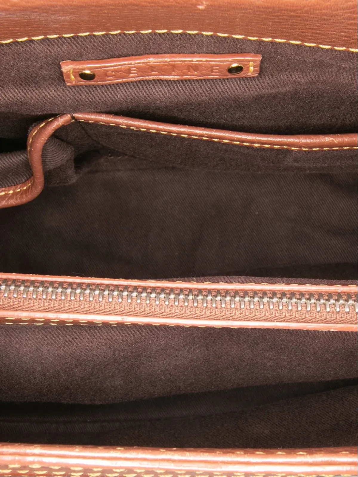 Celine ビンテージ 2016 Macadam Denim Boogie ハンドバッグ - Blue - 画像5
