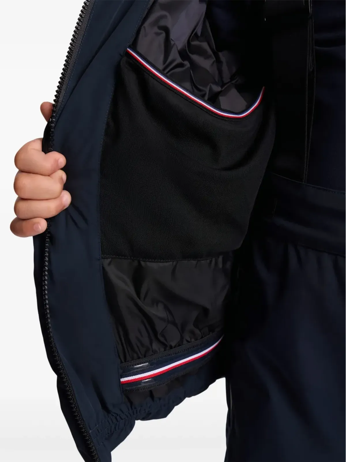 Fusalp quilted hooded padded coat - Blue - 画像2
