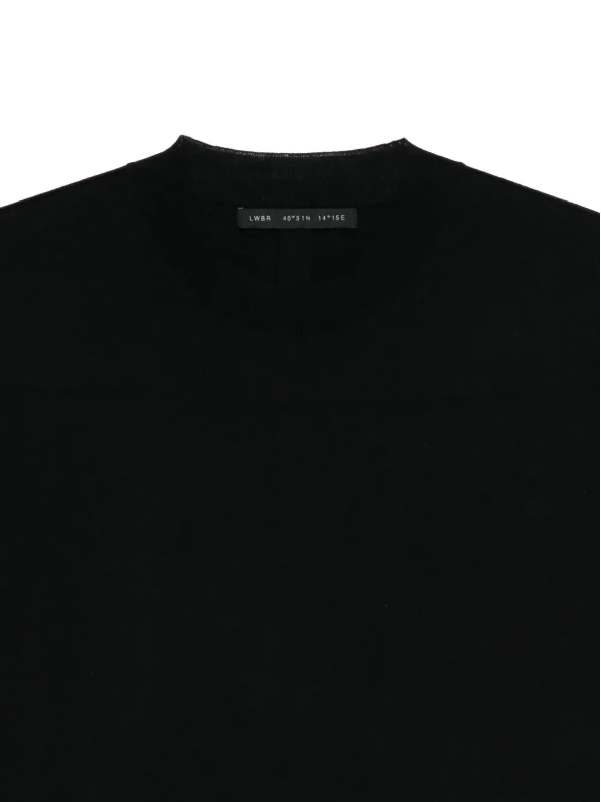Low Brand 半袖クルーネックTシャツ - ブラック - 画像3