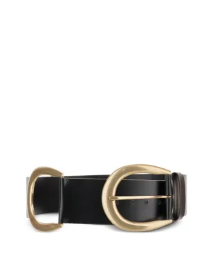 Chloé ブラック レザーベルト - サムネイル2