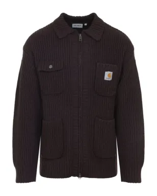 Carhartt WIP リブ編みジップアップカーディガン - サムネイル1