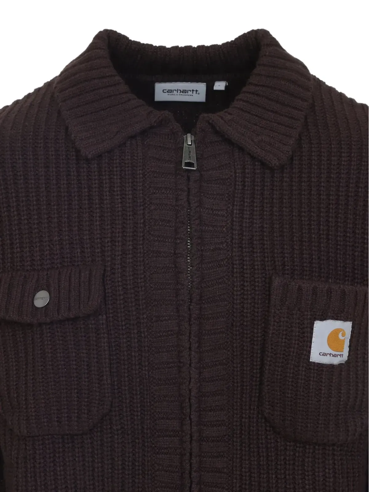 Carhartt WIP リブ編みジップアップカーディガン - 画像3