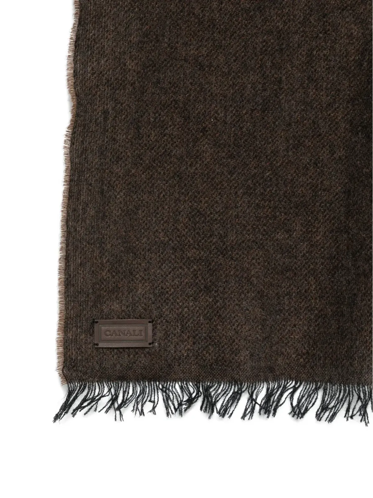 Canali フリンジ付きスカーフ - 画像3