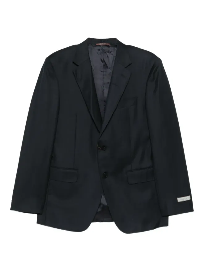 Canali Canali ノッチド・ラペル・シングルブレストスーツ ブラックの商品画像