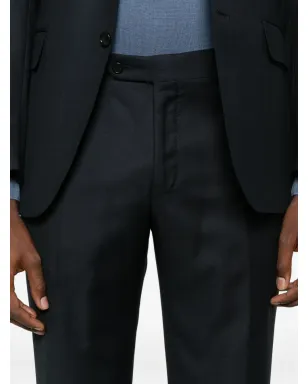 Canali ノッチド・ラペル・シングルブレストスーツ ブラック - サムネイル5