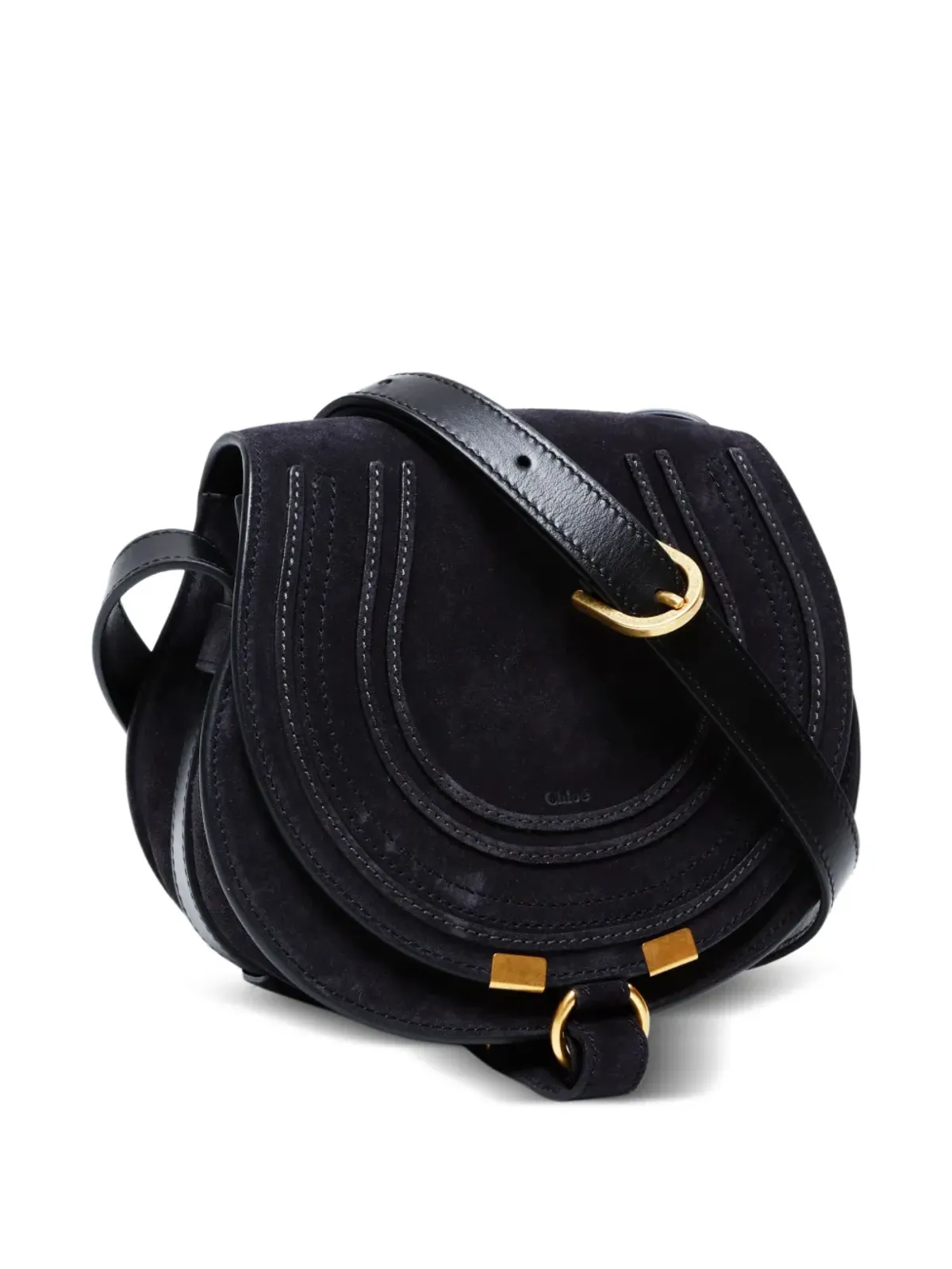 Chloé Pre-Owned スエード マーシー ショルダーバッグ - 画像5