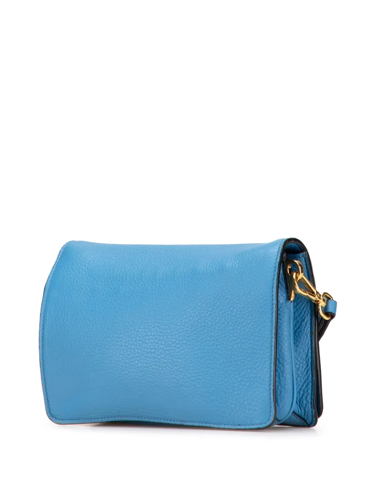 Prada Pre-Owned Vitello Daino フラップ クロスボディバッグ - 画像3