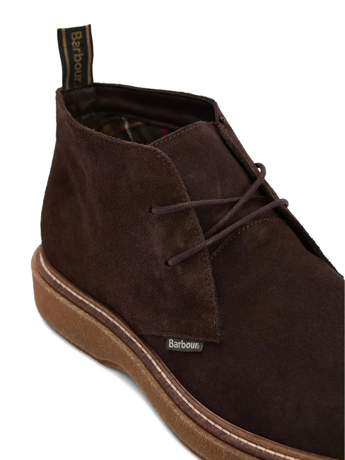 Barbour Blaine スエード レースアップ ブーツ - 画像5