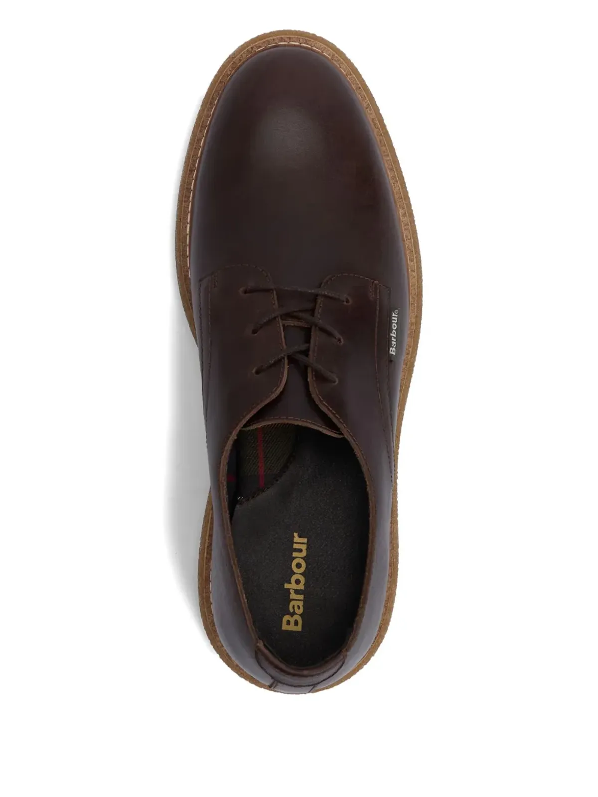 Barbour ヘアフィールド レザー ダービーシューズ - 画像4