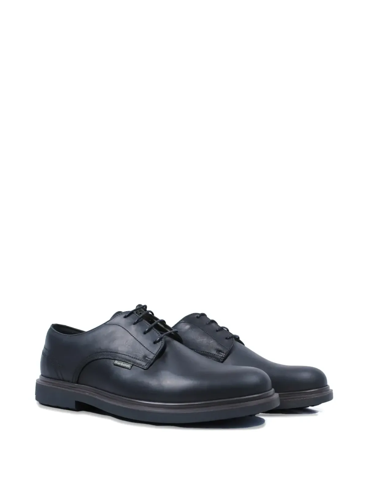 Barbour レースアップレザーダービーシューズ（ブラック） - 画像2